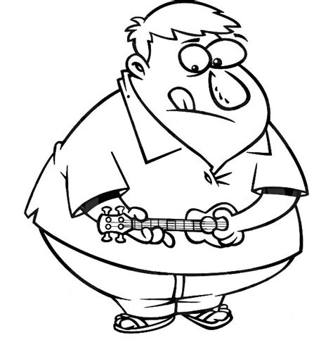 pin  fat boy coloring pages