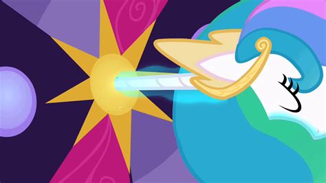 Image Princess Celestia Uses Her Horn As A Key S02e01