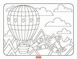 Coloring Pages Valentine Shutterfly Valentines Kids Air Heart sketch template
