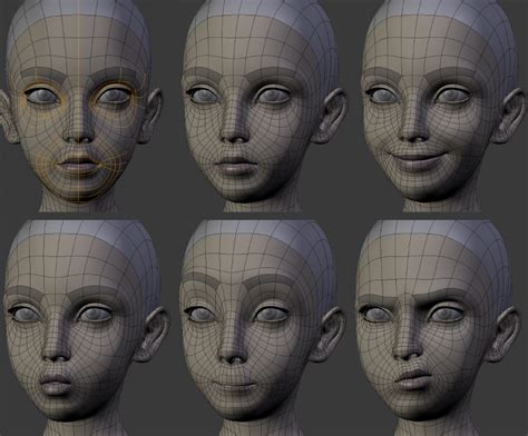 sintel the durian open movie project blog archive facial shapes test