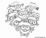 Coloring Minions Pages Minion Despicable Kids S0085 Drawing Valentine Printable Print Outline Color Cartoon Til Getdrawings Colouring Malebøger Idéer Malesider sketch template