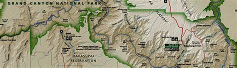 maps  grand canyon national park park junkiepark junkie