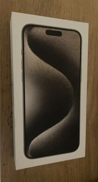 brand  sealed apple iphone  pro max gb natural titanium