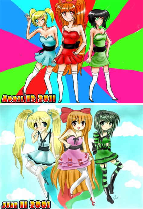 Anime Powerpuff Girls Improvment By Yuyukian On Deviantart