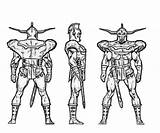 Heimdall Coloring Pages Look Knight Another sketch template