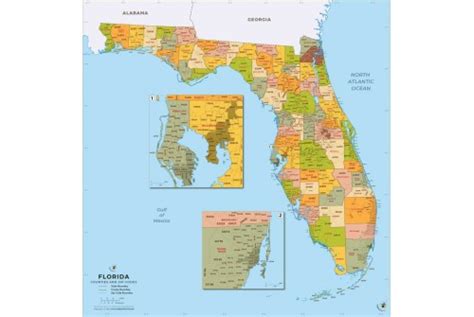 Zip Code Map Of Florida United States Map Images And Photos Finder
