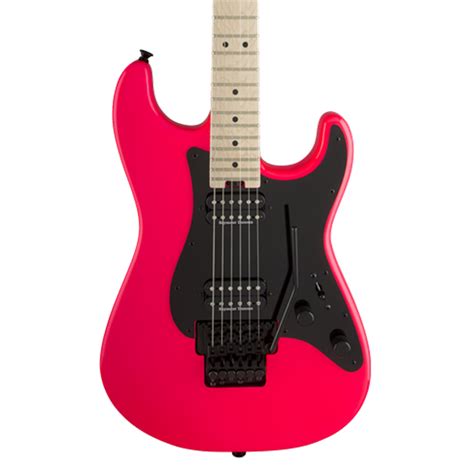 charvel pro mod  cal style  hh fr neon pink  guitar compare
