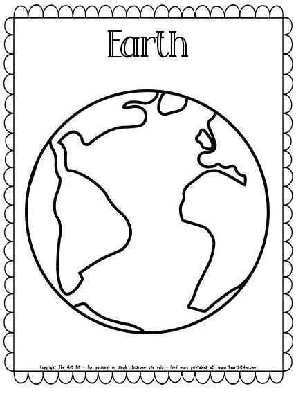 earth coloring page  homeschool deals