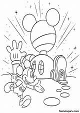 Mickey Mouse Clubhouse Coloring Pages Print Getcolorings Color sketch template