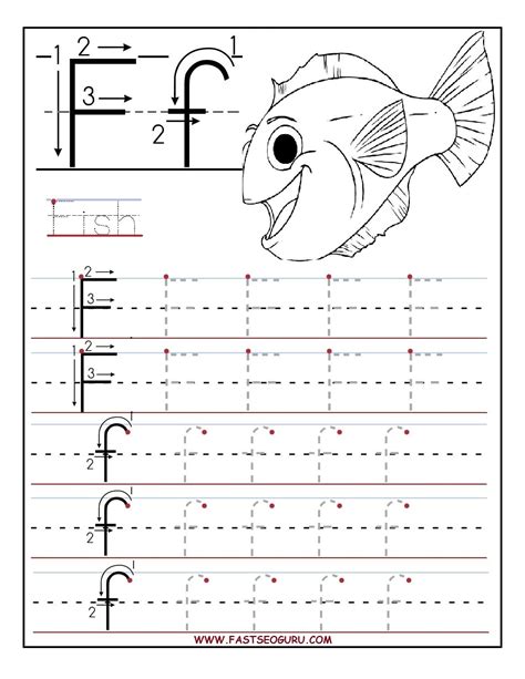 printable letter  tracing worksheets  preschool letter worksheets
