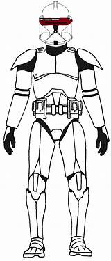 Clone Trooper Klone 501st Commando sketch template