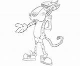 Chester Cheetah Coloring sketch template