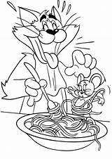 Jerry Coloring Pages Noodles Tom Cartoons Parentune Worksheets sketch template