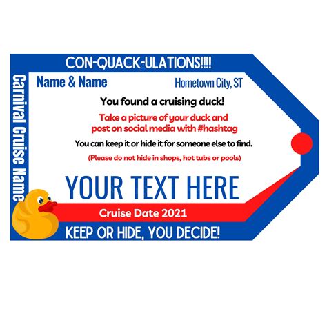 cruising duck tags template printable word searches