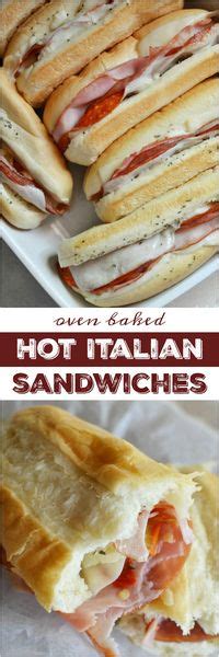 hot italian sandwiches baked in the oven meaty cheesy sub