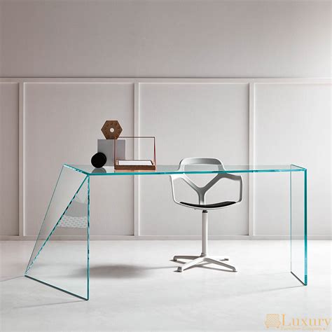 portland designer glass desk luxury furniture company
