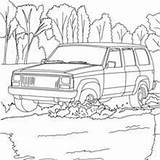 Coloring Pages Cruiser Toyota Fj Template sketch template