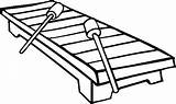 Xylophone Coloring Pages Printable Clipart Color Clipartmag Getcolorings Clip sketch template