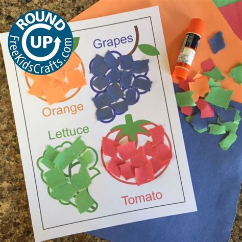 healthy food crafts  activities  preschool children healthy