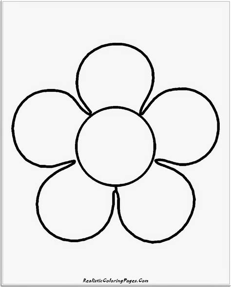 easy flower coloring pages coloring home