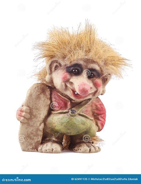 norwegian troll figurine stock image image  fairy