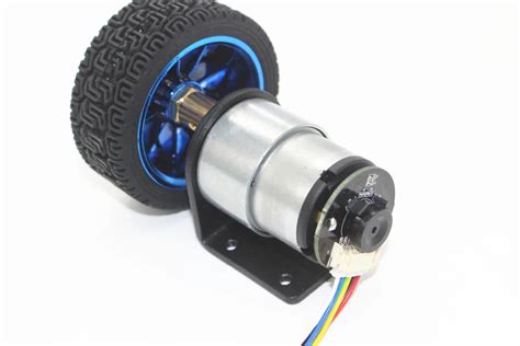 bringsmart mm diameter geared motors  dc gear motor  encoder  wheel kit  diy