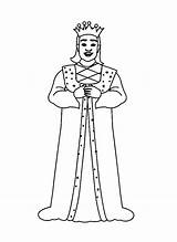King Coloring Pages Speech Giving Kids sketch template