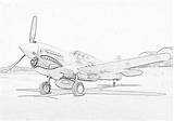 Coloring War Fighter Pages Warhawk 40 Ii Filminspector Curtiss German Print sketch template
