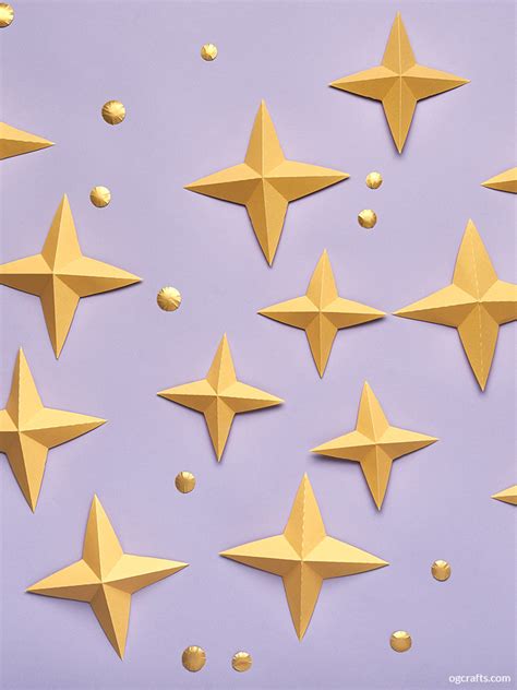 pointed star template ogcrafts