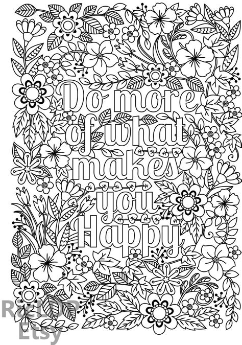 printable coloring pages  adults  quotes coloring pages
