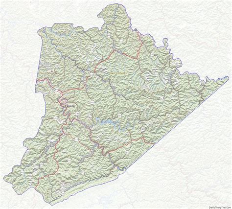 map  pike county kentucky