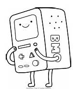 Adventure Coloring Time Bmo sketch template