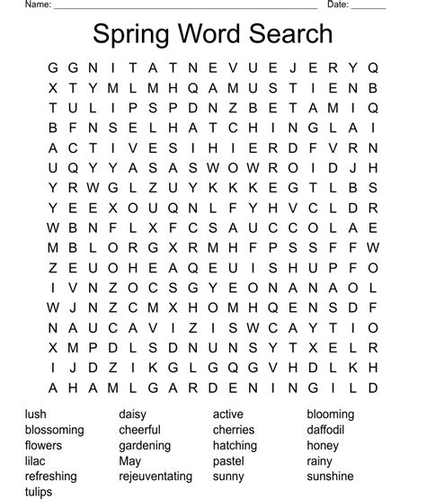 spring word search wordmint