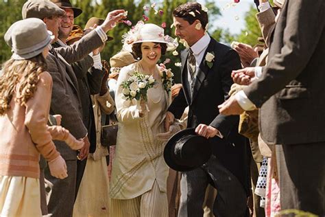 Looking Back At Downton Abbey S Best Wedding Moments In Photos