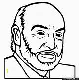 Coloring Pages Neal Shaquille Line Thecolor Wwe Connery Sean Actor Famous Michaels Shawn Divyajanani Template sketch template
