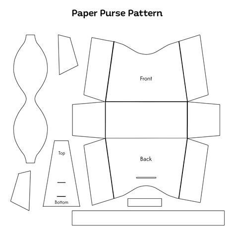 printable purse patterns printable templates