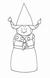 Gnome Digi Dearie sketch template