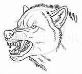 Wolf Pages Dragoart Makangeni sketch template