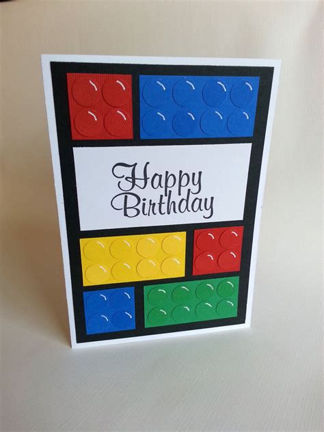lego birthday card printable