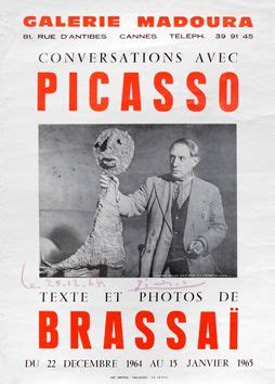 signed poster  picasso pablo pablo picasso drypoint antibes vintage stuff museum  modern