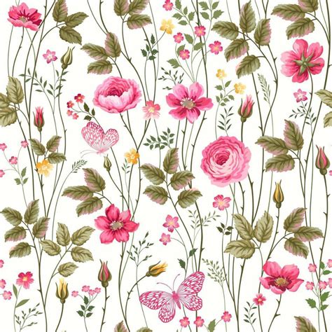papel de parede floral textile patterns flower patterns floral