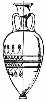 Vase Krater sketch template