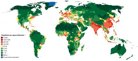 population density map  world washington map state