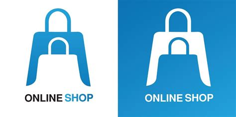 shop   commerce negative space logo simple design vector illustration  business