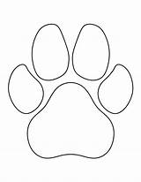 Paw Print Dog Pattern Template Printable Terms Use sketch template