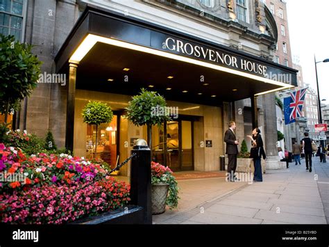 grosvenor house hotel park lane london uk europe stock photo alamy