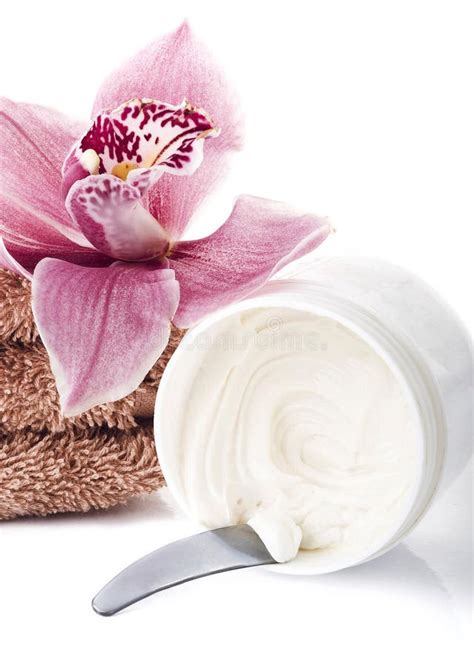 cosmetic spa cream stock photo image  gentle body