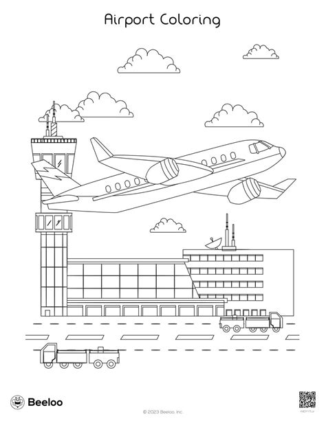 airport themed coloring pages beeloo printable crafts  activities