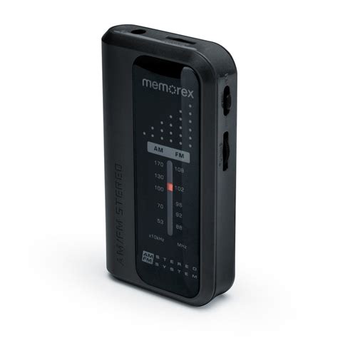 memorex  portable amfm pocket radio usa
