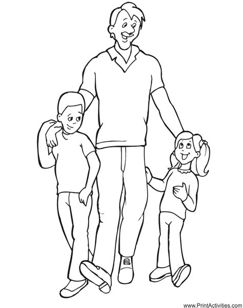 dad coloring page coloring home